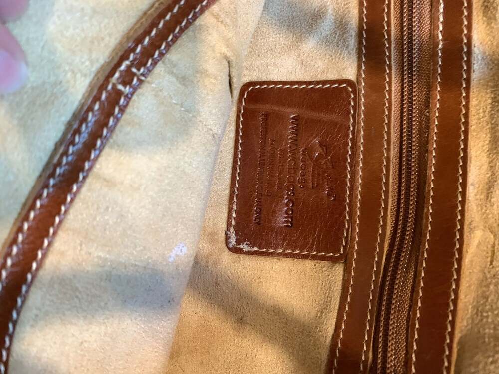 Annie's Secret Zip Top Tote with Conceal Carry Pocket - Hand Tooled Ge – , - Picture 5 of 7